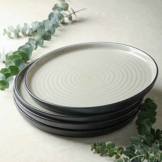 Stone + Lain Elica 12-pc. Stoneware Dinnerware Set