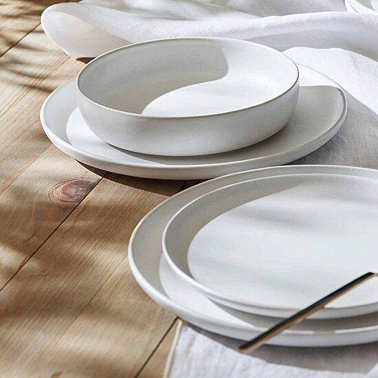 Stone + Lain Macchio 24-pc. Stoneware Dinnerware Set