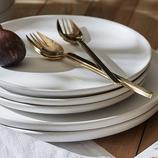 Stone + Lain Macchio 24-pc. Stoneware Dinnerware Set
