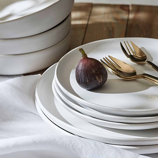 Stone + Lain Macchio 12-pc. Stoneware Dinnerware Set