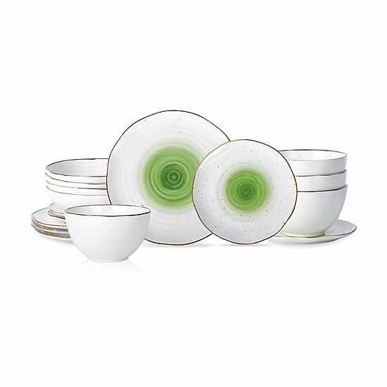 Christian Siriano New York Luna 16-pc. Porcelain Dinnerware Set