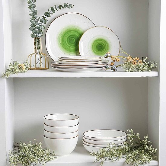 Christian Siriano New York Luna 16-pc. Porcelain Dinnerware Set