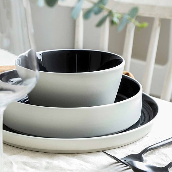 Stone + Lain Elica 24-pc. Stoneware Dinnerware Set