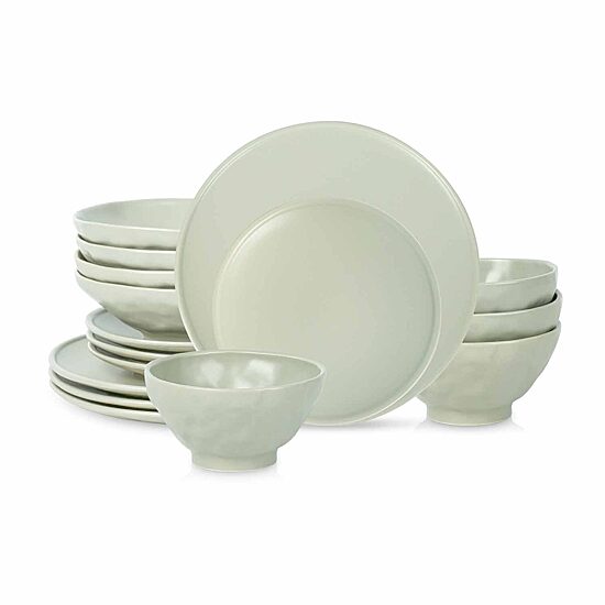 Stone by Mercer Project Nendo 16-pc. Stoneware Dinnerware Set