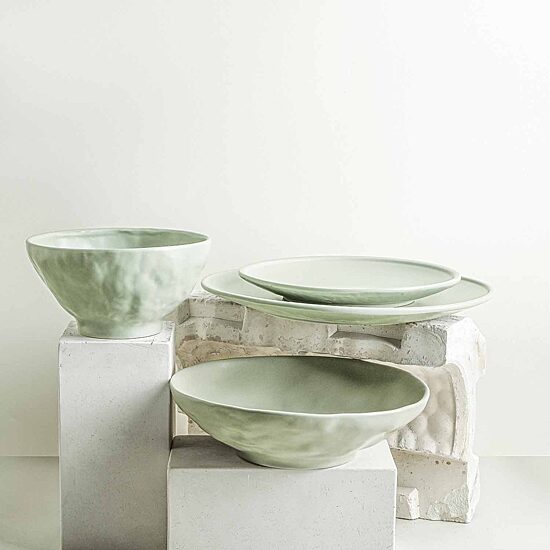 Stone by Mercer Project Nendo 16-pc. Stoneware Dinnerware Set