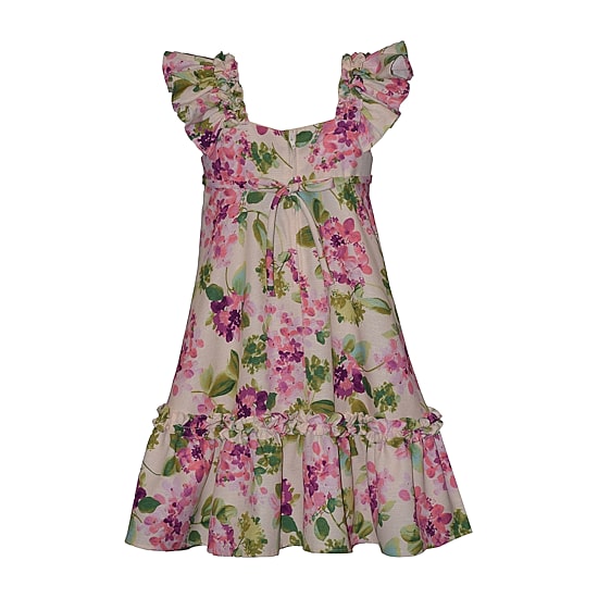 Bonnie Jean Little & Big Kid Girls Flutter Short Sleeve A-Line Dress