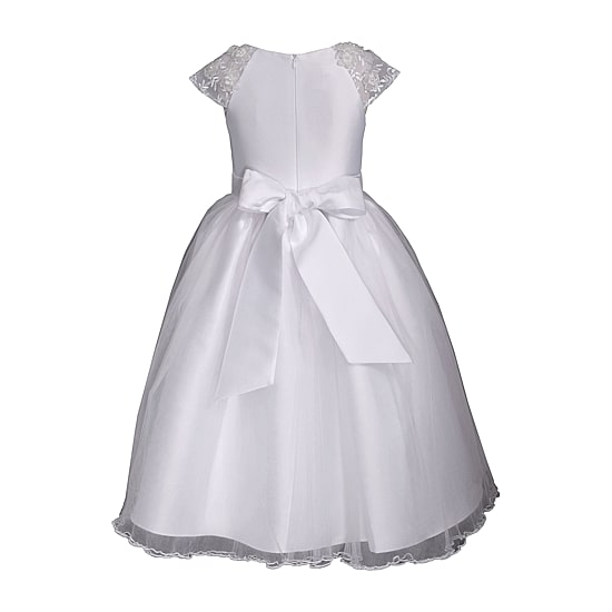 Bonnie Jean Little & Big Kid Girls Cap Short Sleeve Fit + Flare Dress