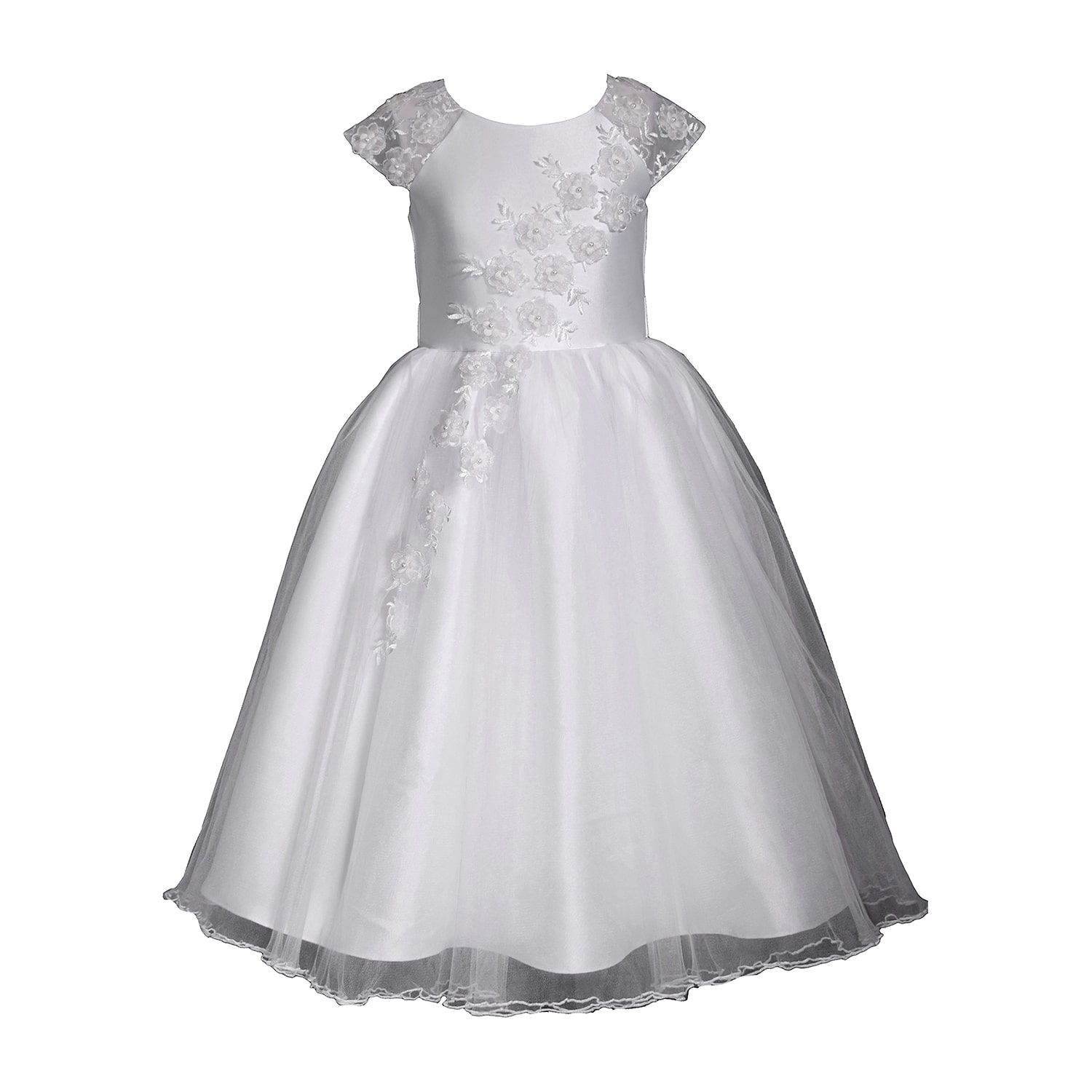 Bonnie Jean Little & Big Kid Girls Short Sleeve Cap Fit + Flare Dress