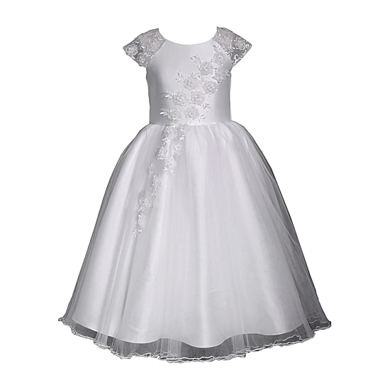 Bonnie Jean Little & Big Kid Girls Cap Short Sleeve Fit + Flare Dress