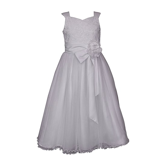 Bonnie Jean Little & Big Kid Girls Cap Short Sleeve Satin Fit + Flare Dress