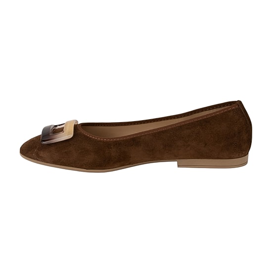 Italian Shoemakers Annika Womens Almond Closed Toe Ballet Flats