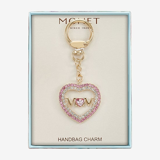 Monet Jewelry Mom Heart Bag Charm