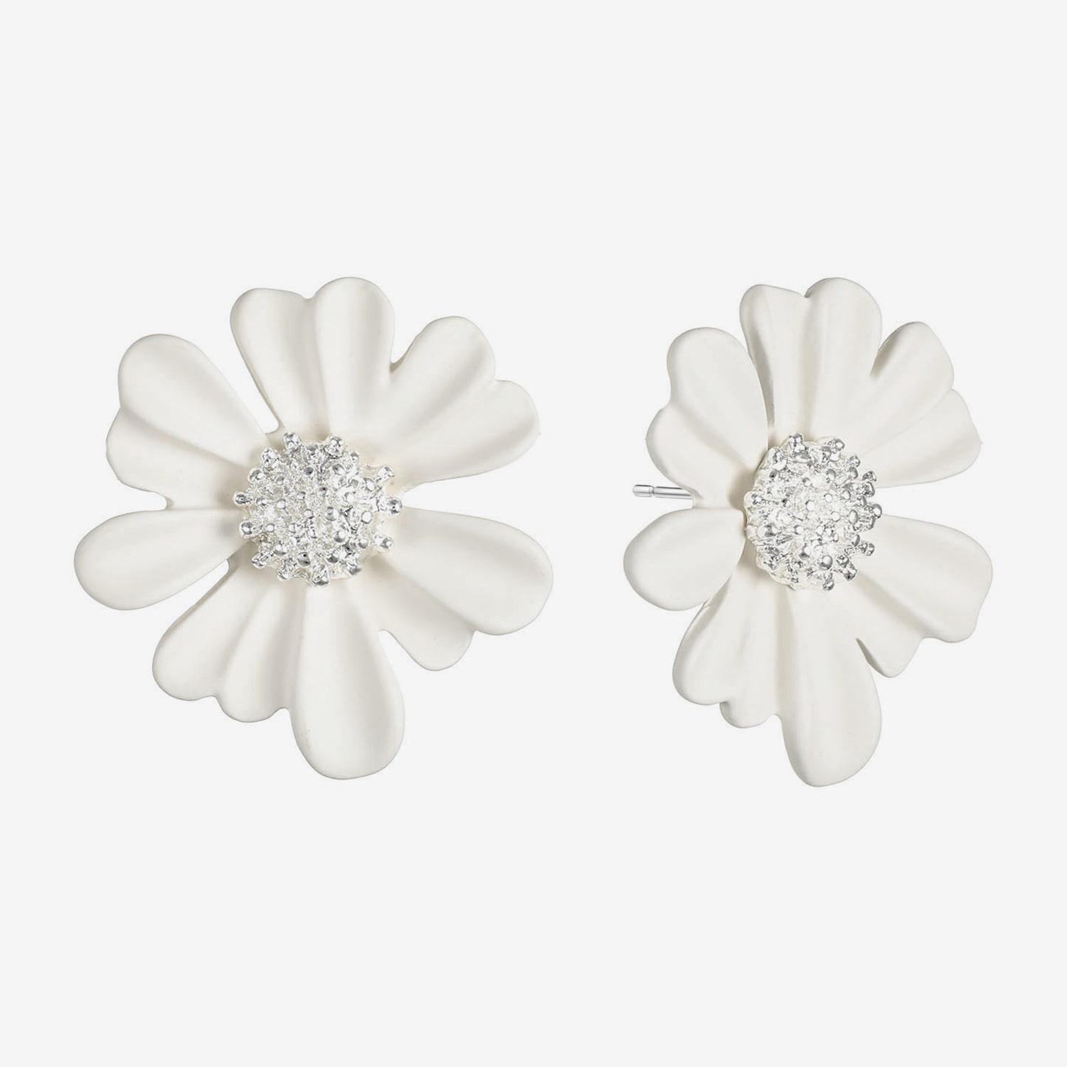 Liz Claiborne 28.1mm Flower Stud Earrings