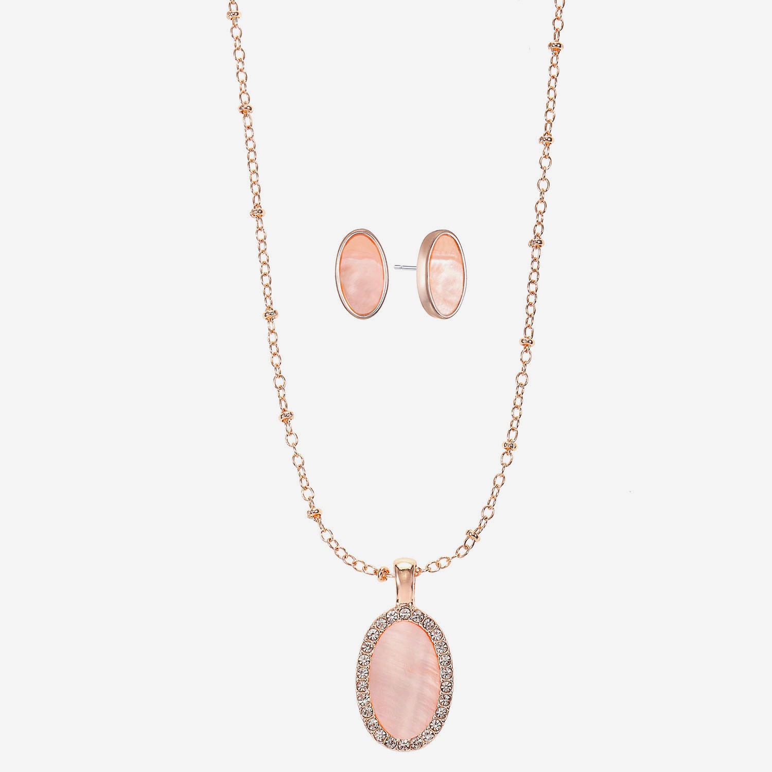 Liz Claiborne Womens Shell Oval 2-pc. Jewelry Set