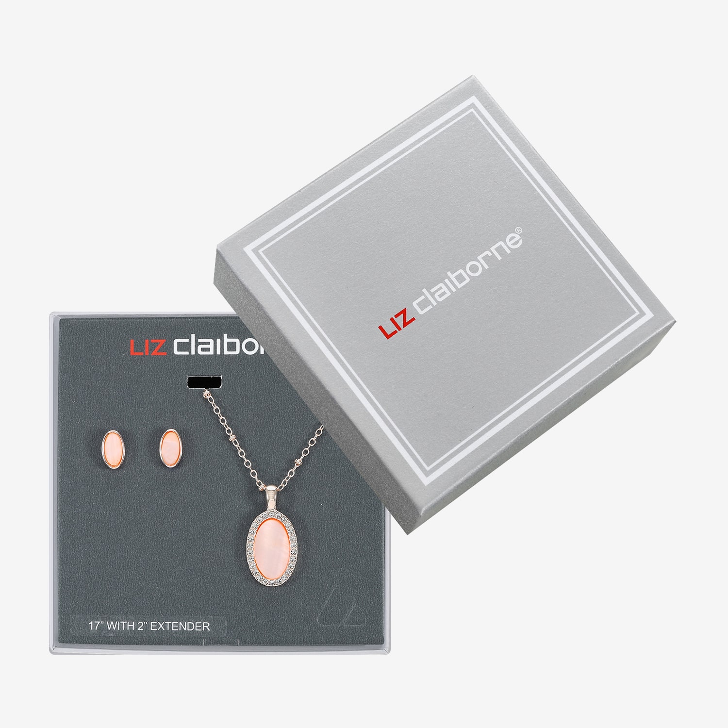 Liz Claiborne Womens Shell Oval 2-pc. Jewelry Set