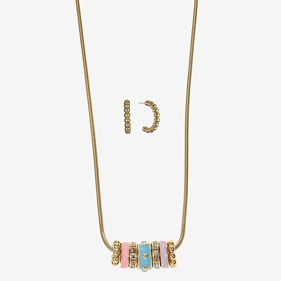 Liz Claiborne Womens Glass 2-pc. Jewelry Set