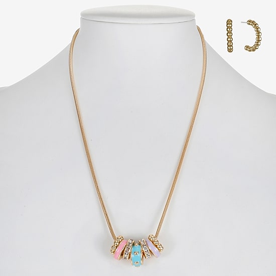 Liz Claiborne Womens Glass 2-pc. Jewelry Set