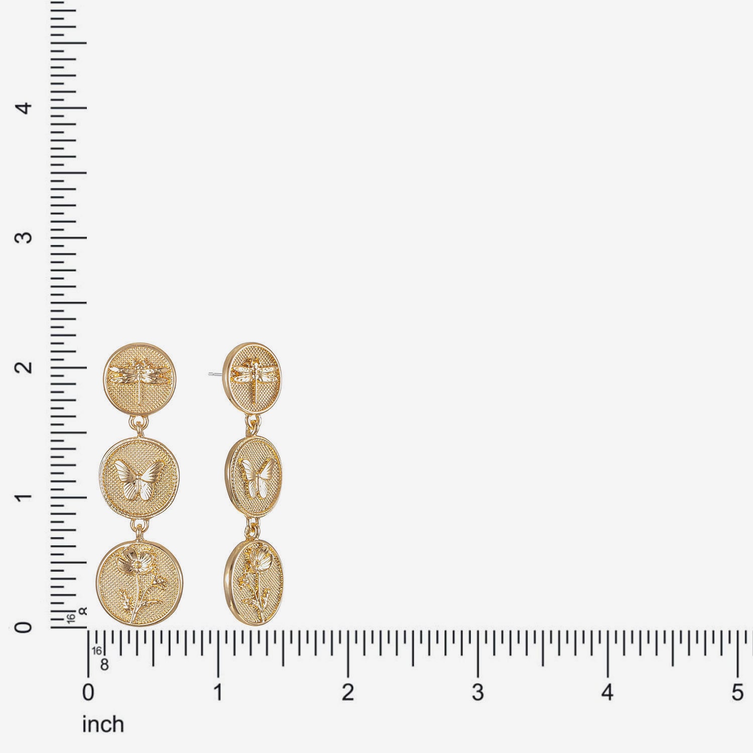 Monet Jewelry Womens Round Hypoallergenic Drop Earrings