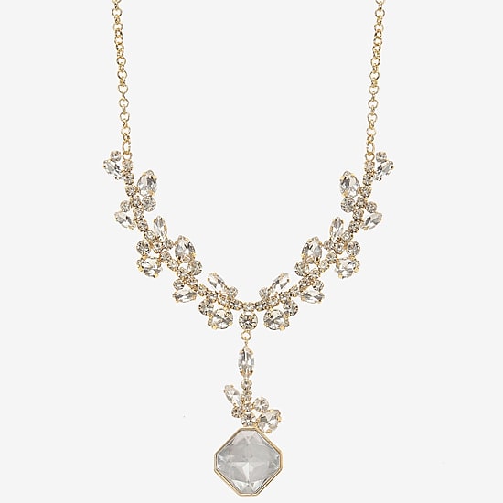 Monet Jewelry Timeless Womens Glass 17 Inch Y Necklace