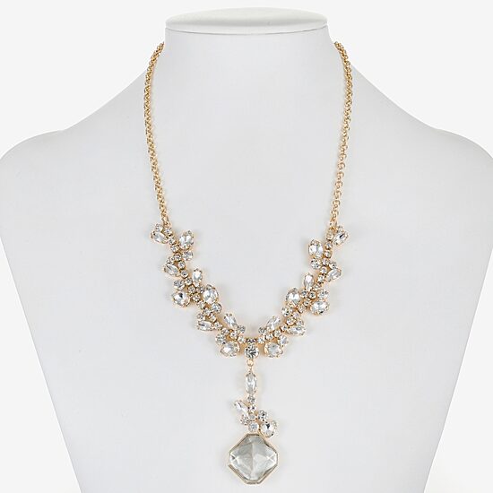 Monet Jewelry Timeless Womens Glass 17 Inch Y Necklace