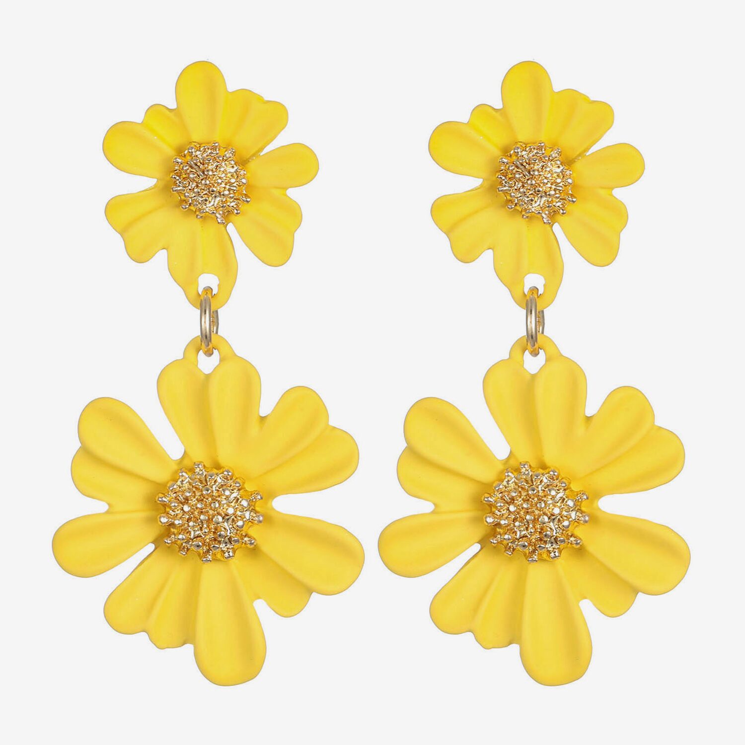Liz Claiborne Womens Flower Hypoallergenic Drop Earrings