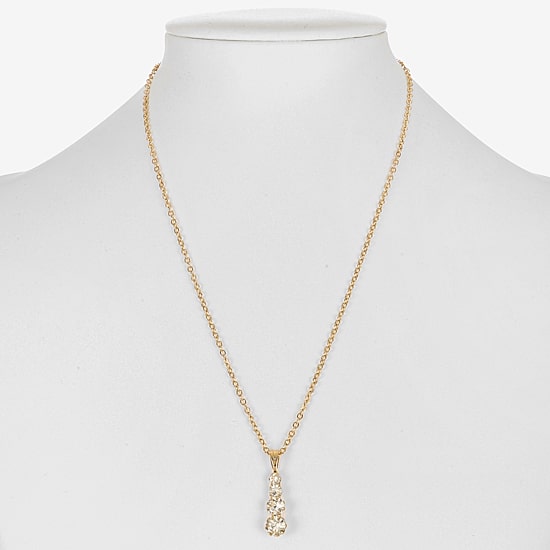 Monet Jewelry Womens Glass Round 15 Inch Pendant Necklace