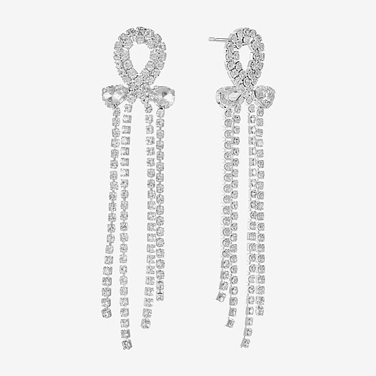 Monet Jewelry Womens Glass Pear Hypoallergenic Drop Earrings