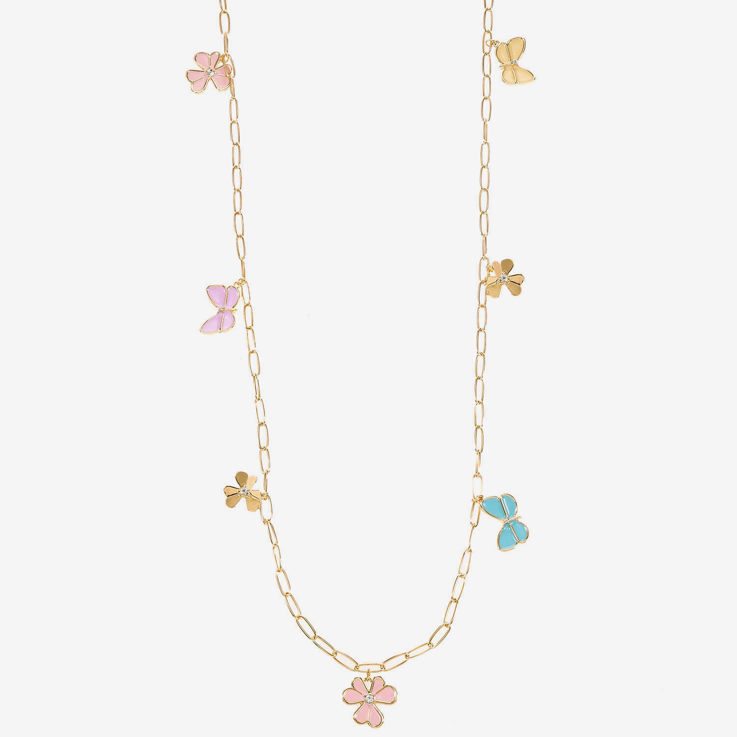 Liz Claiborne Womens Glass 34 Inch Strand Necklace