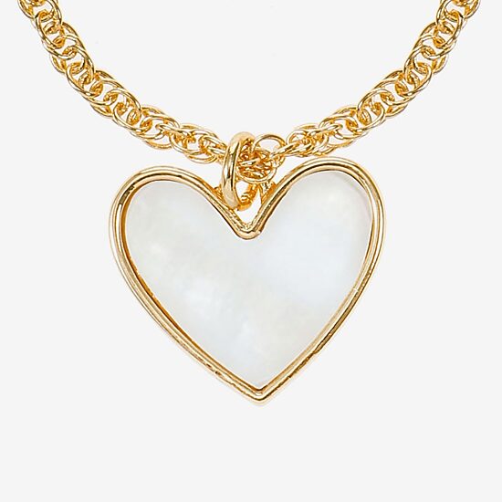 Liz Claiborne Womens Shell Heart 2-pc. Jewelry Set