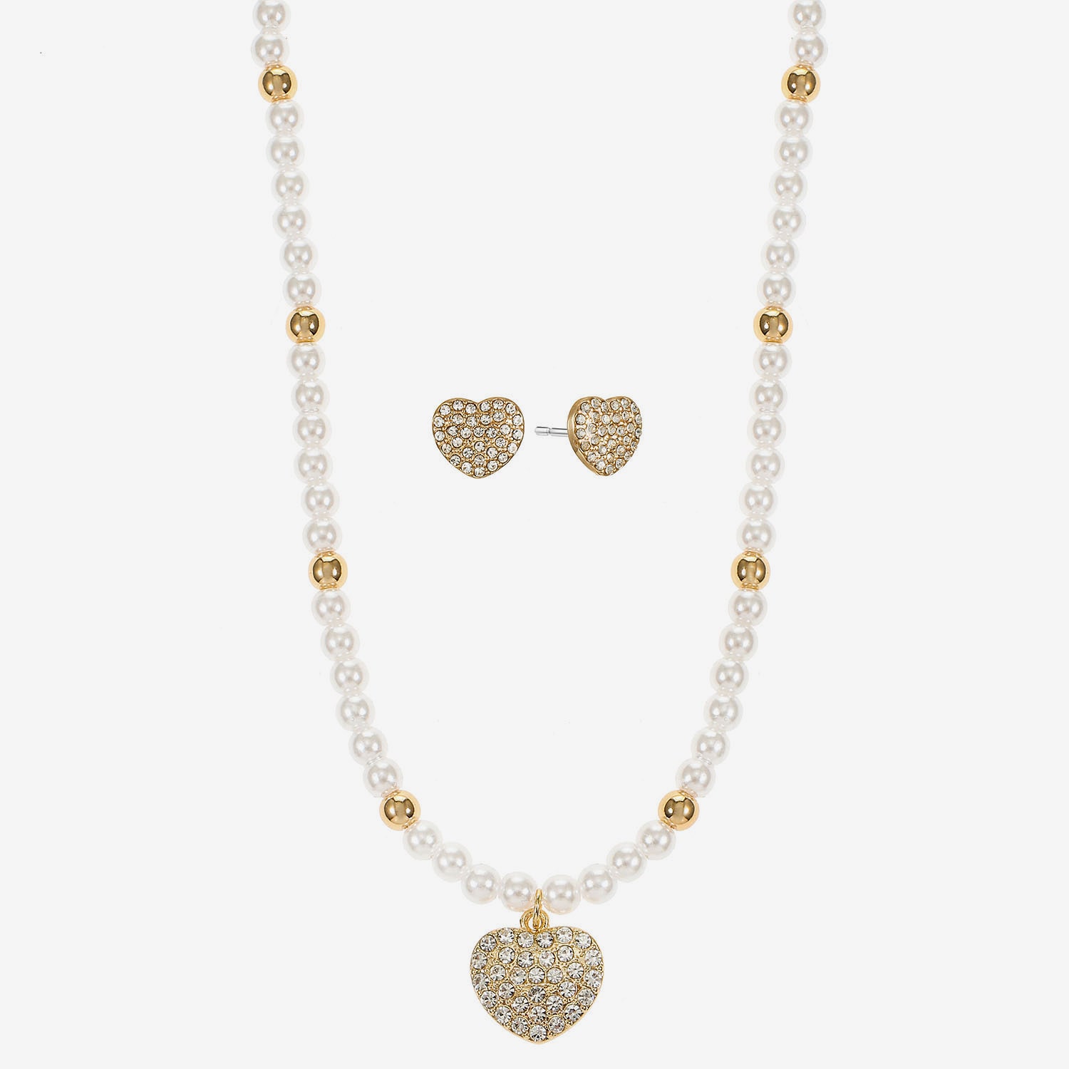 Liz Claiborne Womens Shell Heart 2-pc. Jewelry Set
