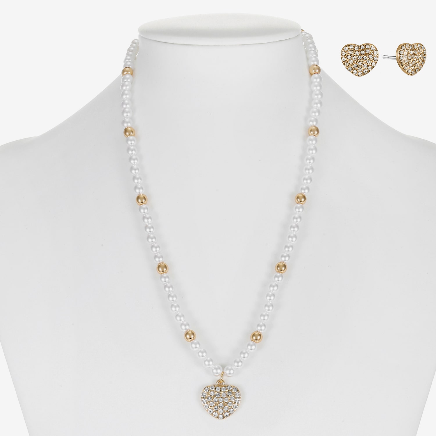 Liz Claiborne Womens Shell Heart 2-pc. Jewelry Set