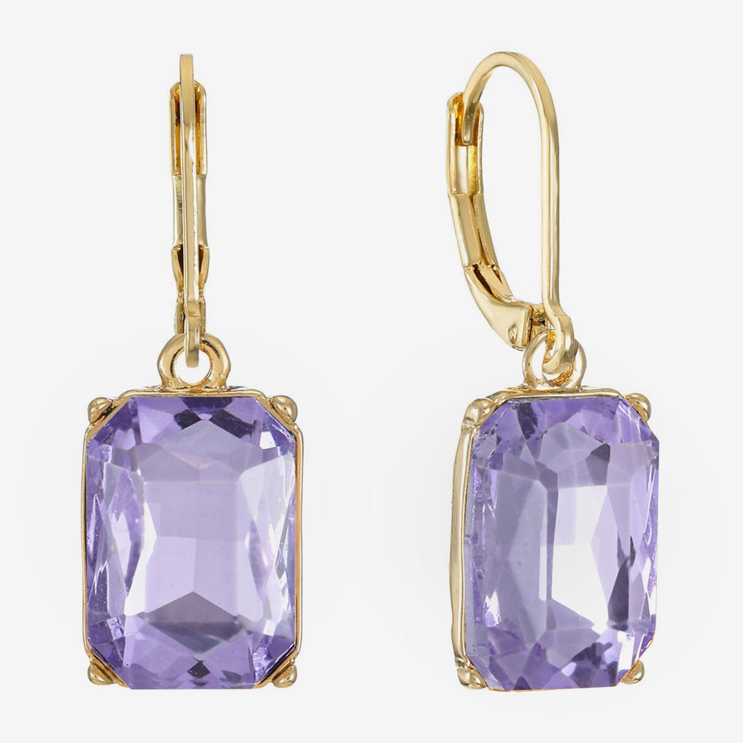 Monet Jewelry Womens Glass Drop Earrings