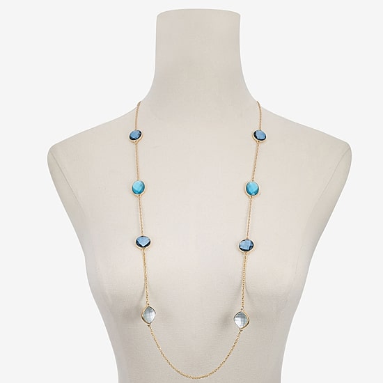 Monet Jewelry Womens Pink Glass 36 Inch Strand Necklace