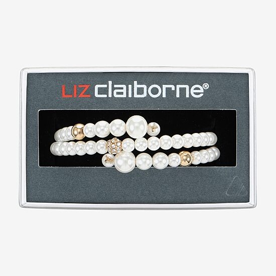 Liz Claiborne Womens Glass Wrap Bracelet