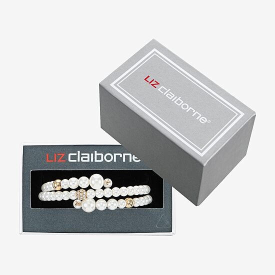 Liz Claiborne Womens Glass Wrap Bracelet