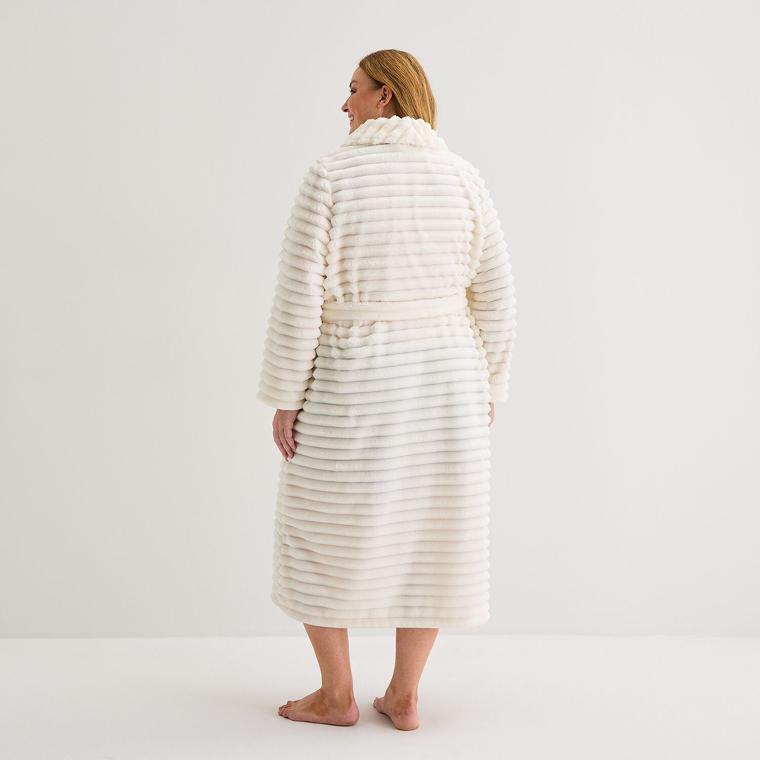 Liz Claiborne Womens Long Length Long Sleeve Robe