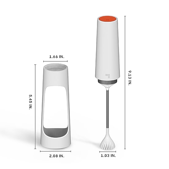 Sharper Image Milk Frother For Dense and Long Lasting Foam Creation