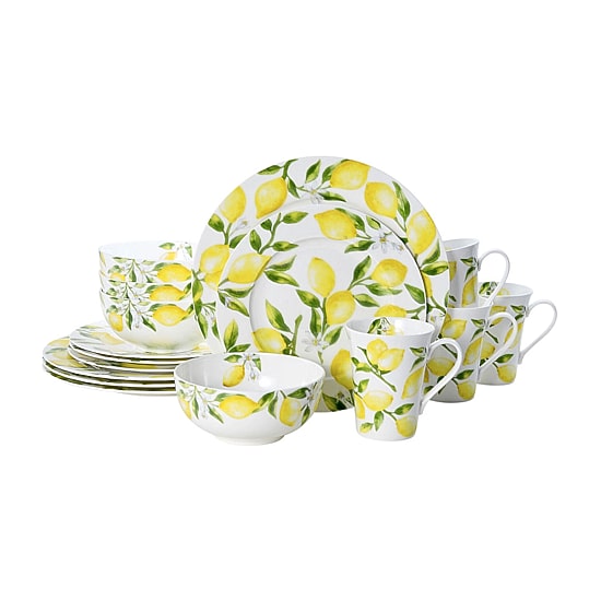 Mikasa Lemons 16-pc. Bone China Dinnerware Set