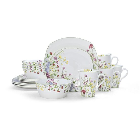 Mikasa Wild Flower 16-pc. Bone China Dinnerware Set