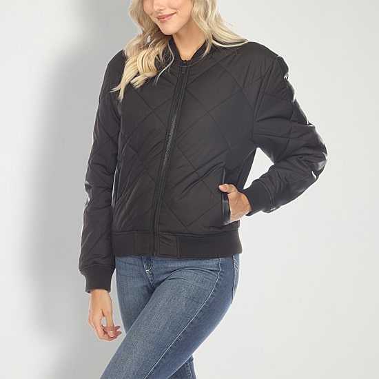 White Mark Womens Lightweight Jacket