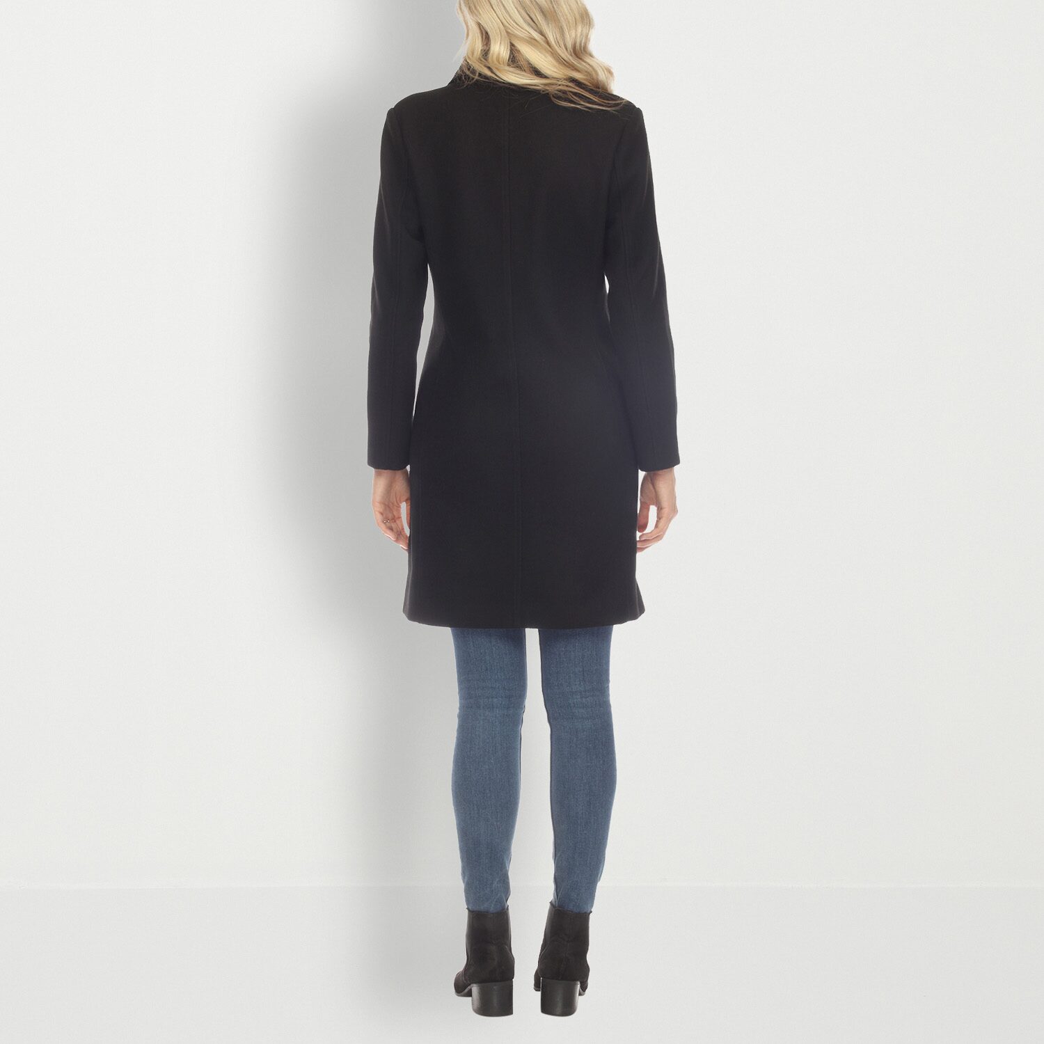 White Mark Womens Midweight Car Coat