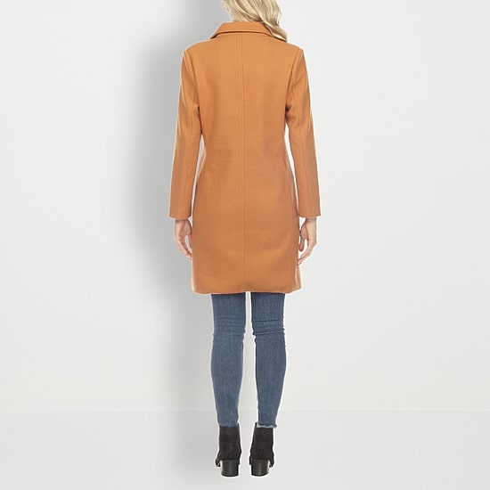 White Mark Womens Midweight Car Coat