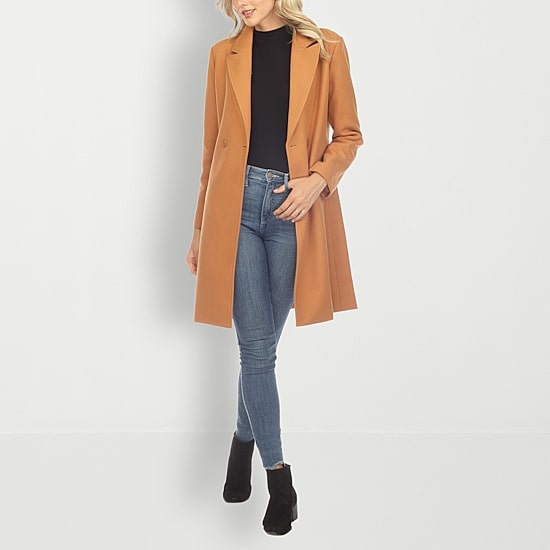White Mark Womens Midweight Car Coat