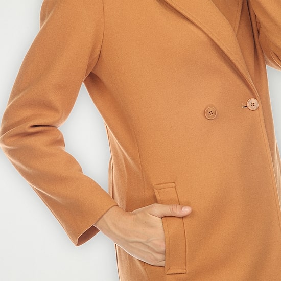 White Mark Womens Midweight Car Coat