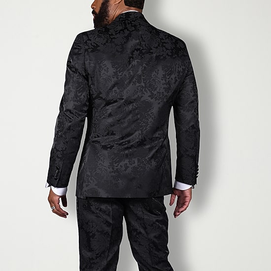 Steve Harvey Mens Classic Fit Floral Suit Jacket