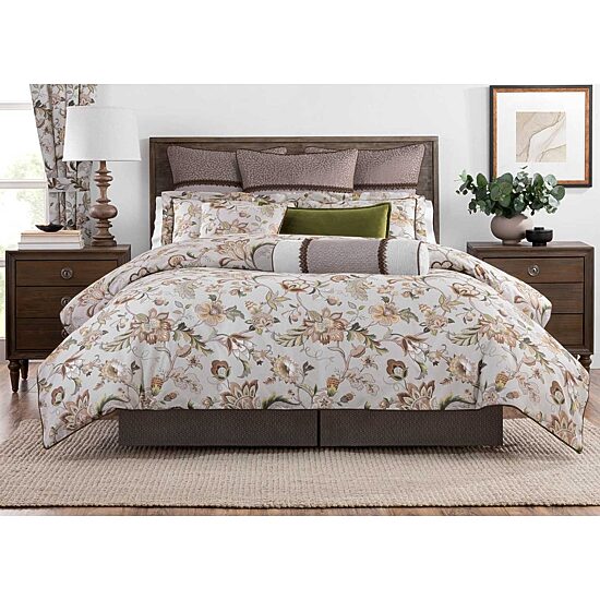 Rose Tree Esmeralda Square Throw Pillow