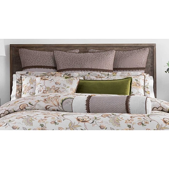 Rose Tree Esmeralda Square Throw Pillow