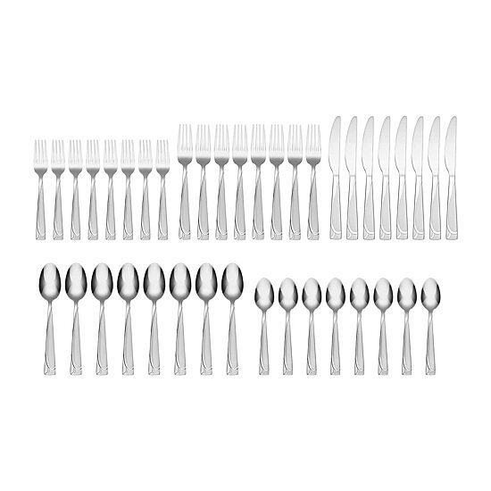 Cambridge Mena 40-pc. Flatware Set & Caddy