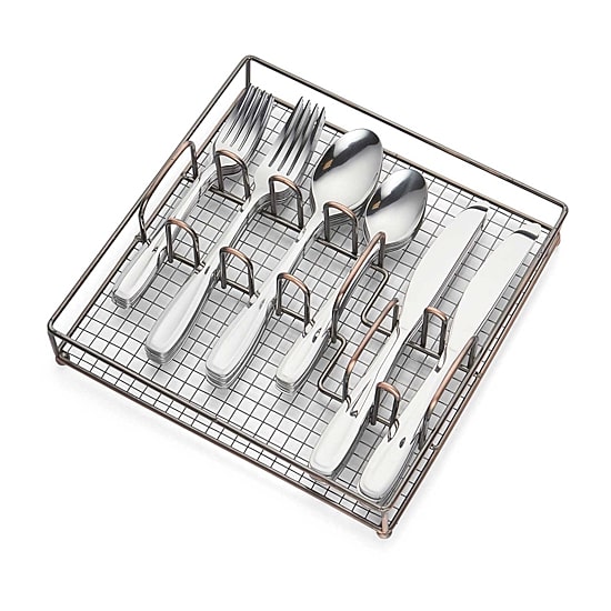 Cambridge Waylen 40-pc. Flatware Set & Caddy
