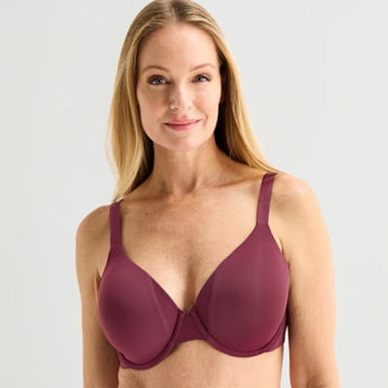 Liz Claiborne Cool Touch Lightly Lined Full Coverage Full Coverage Bra 351861